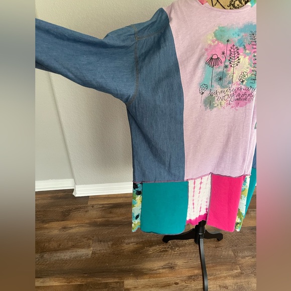 One of a kind hand made top/dress size 3-4x OFAK - Picture 2 of 10